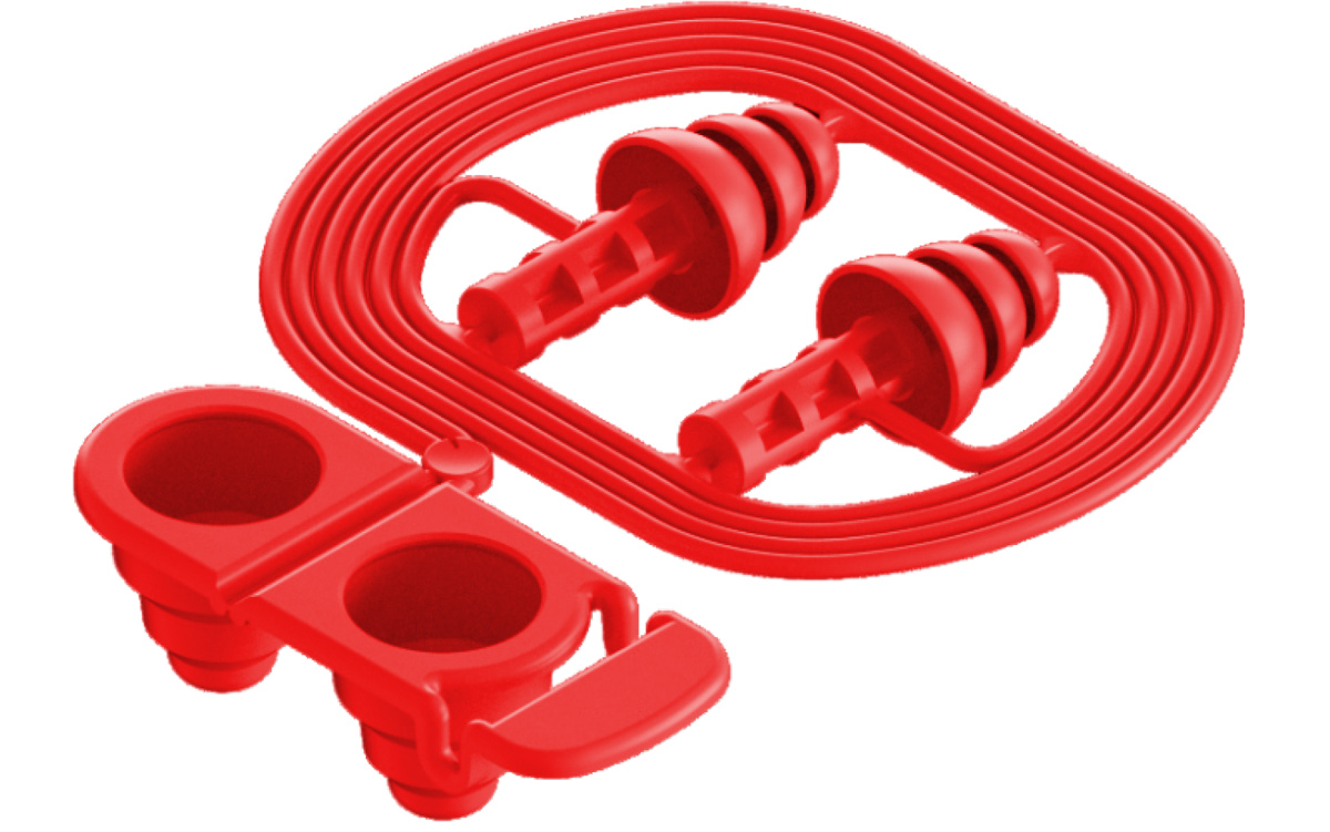 25db Earplugs Red